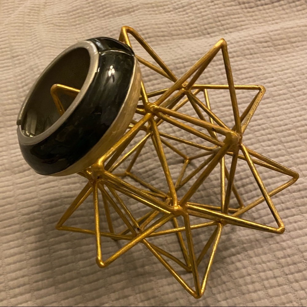 Two Toned Bangle Bracelet